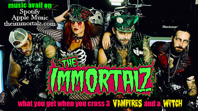 Advertisement image for the Immortalz