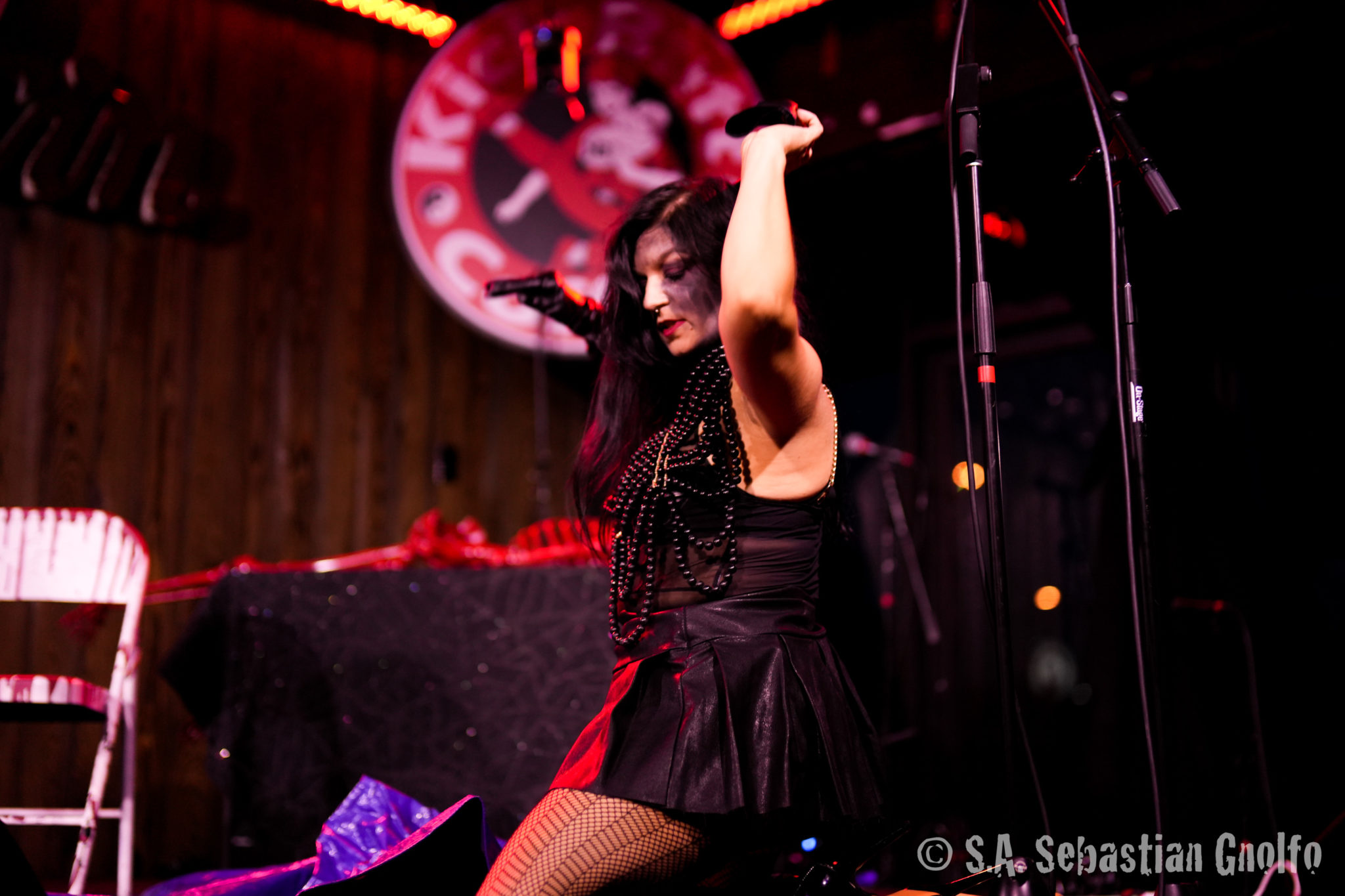 Lindsay LaPerle at Gore Noir Magazine's 11th Anniversary Party