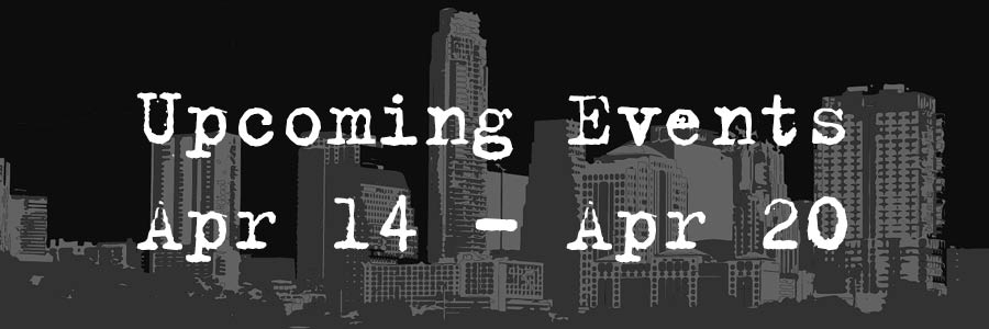 Upcoming Event Apr 14- Apr 20