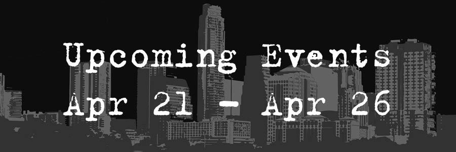 Upcoming Event Apr 21- Apr 26