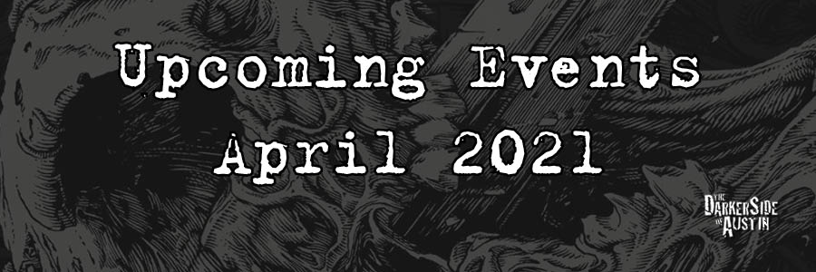 Upcoming Events: April 2021