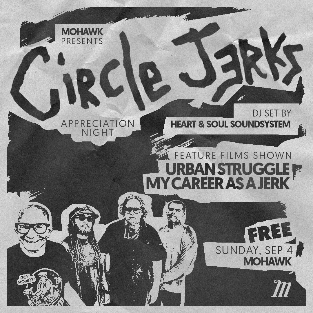 Circle Jerks Appreciation Night
