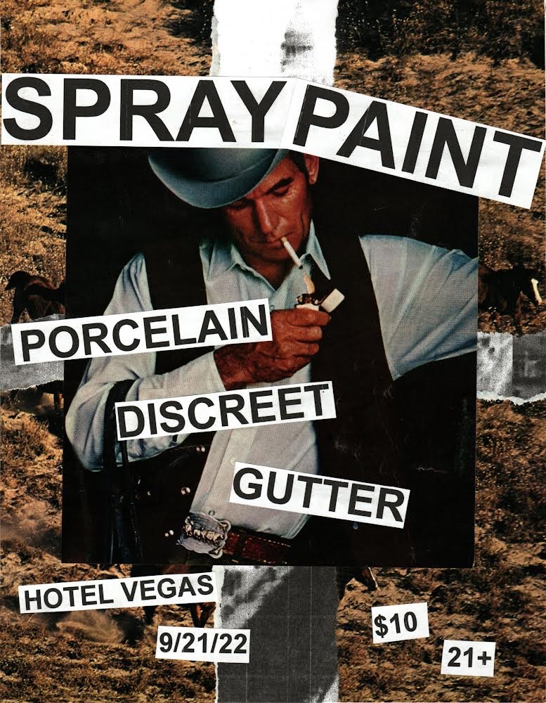 Spray Paint, Porcelain, Discreet, Gutter