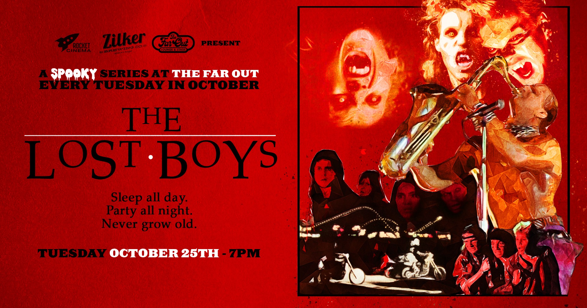 A Spooky Series at The Far Out: THE LOST BOYS