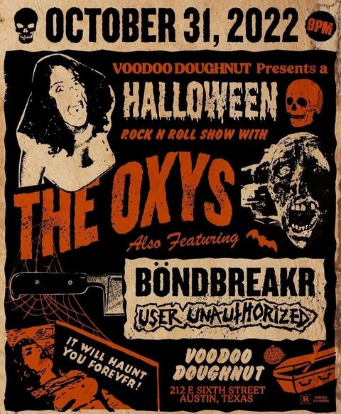 Voodoo Doughnut presents a Halloween Rock and Roll Show