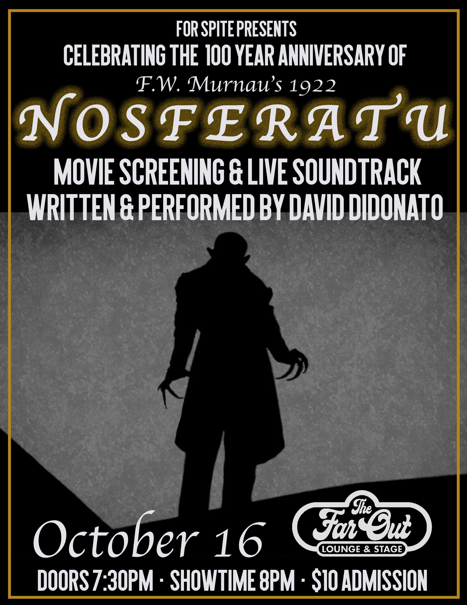 Celebrating the 100 Year Anniversary of Nosferatu