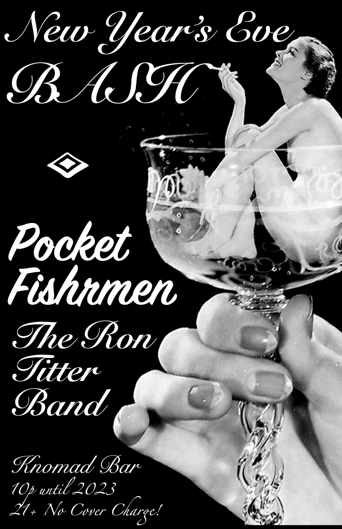 NYE BASH: Pocket Fishrmen & The Ron Titter Band