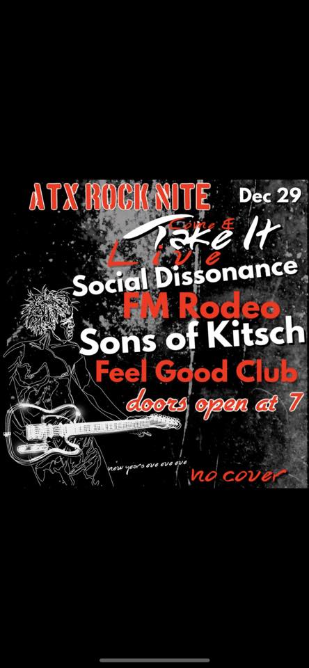 Sons of Kitsch, FM Rodeo, Feel Good Club, Social Dissonance