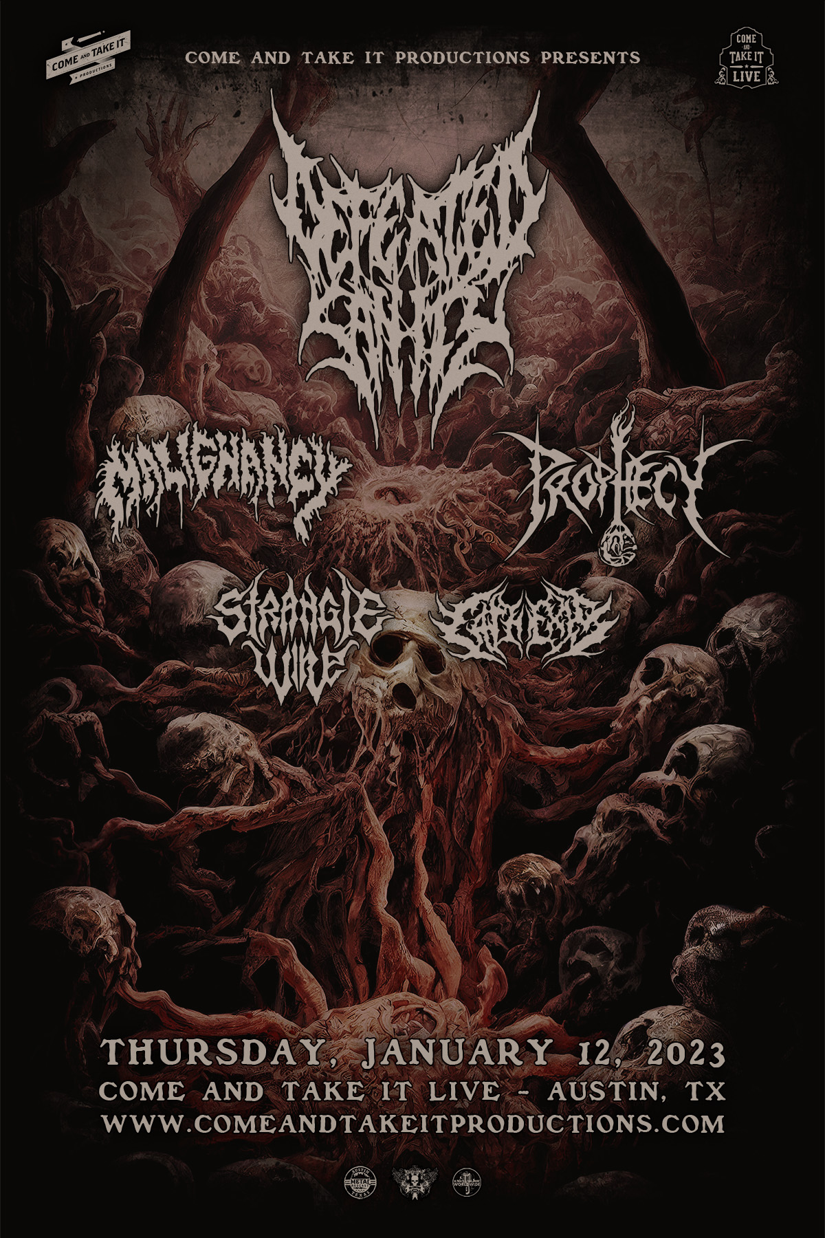 Defeated Sanity, Malignancy, Prophecy, and MORE