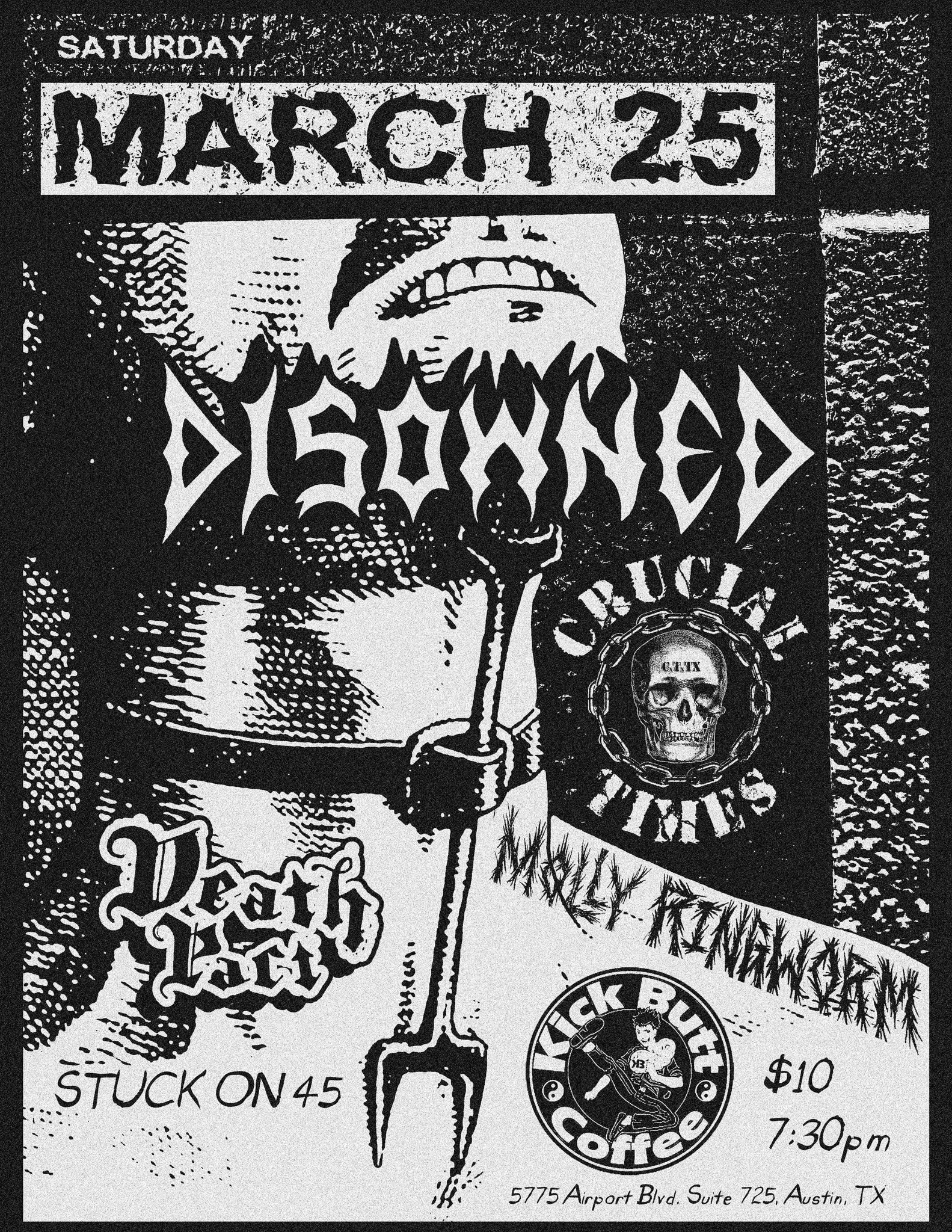 Disowned, Death Pact, Crucial Times, Molly Ringworm, Stuck on 45