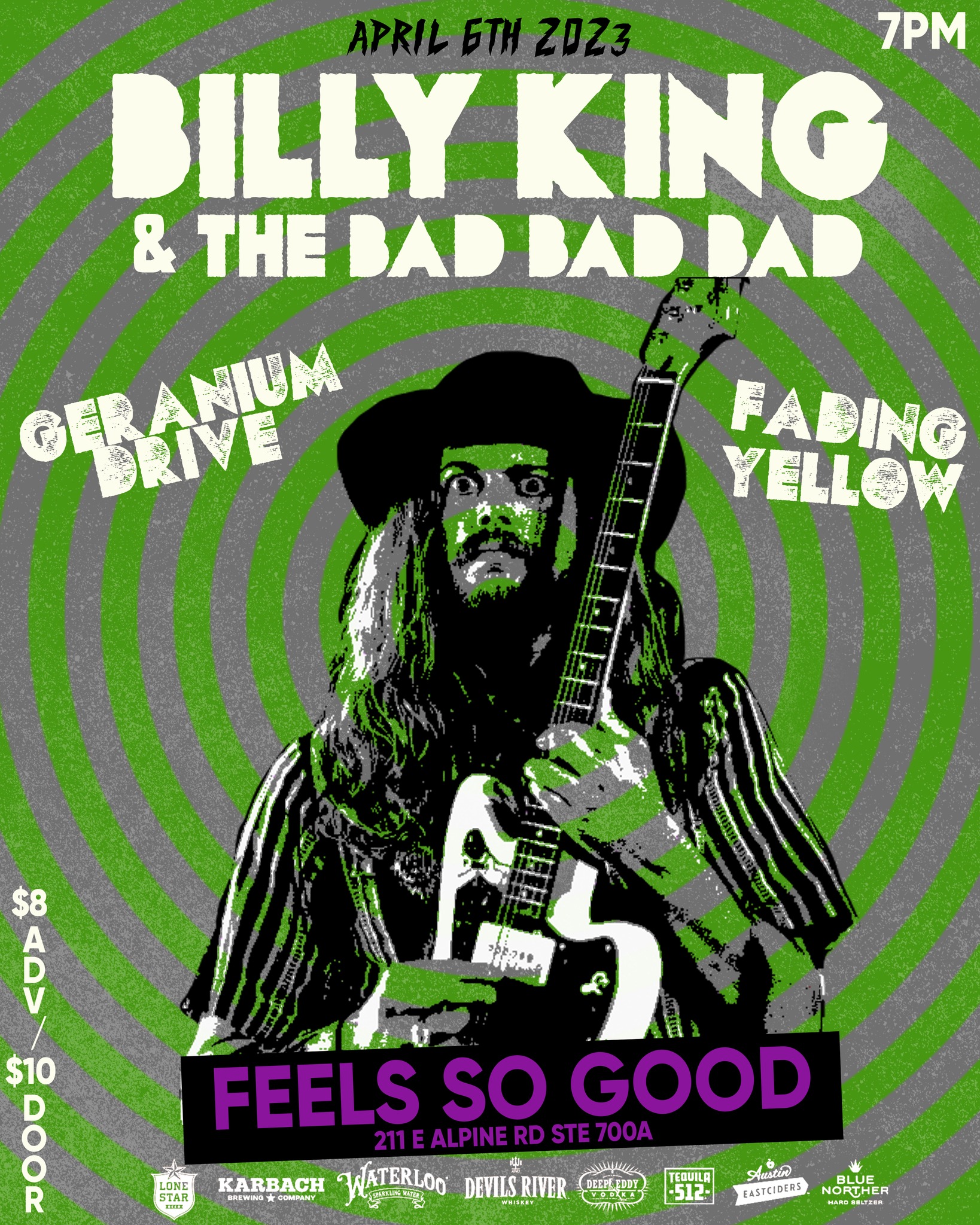 FSG Sessions: Billy King and the Bad, Bad, Bad, Geranium Drive, Fading Yell